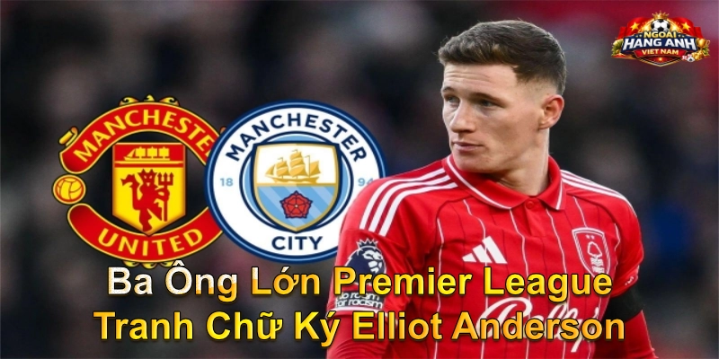 Ba ông lớn Premier League tranh chữ ký Elliot Anderson