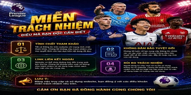 Chính Sách Miễn Trách Nhiệm
