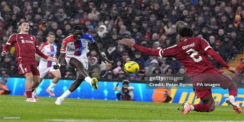 Crystal Palace thắng Liverpool 3 lần mùa 2025-26 EPL