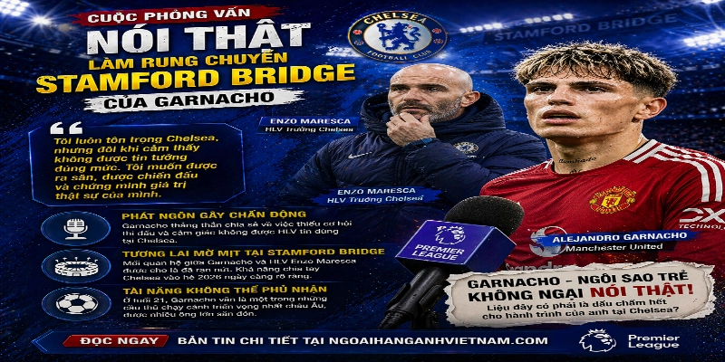 Cuộc Phỏng Vấn Nói Thật Làm Rung Chuyển Stamford Bridge