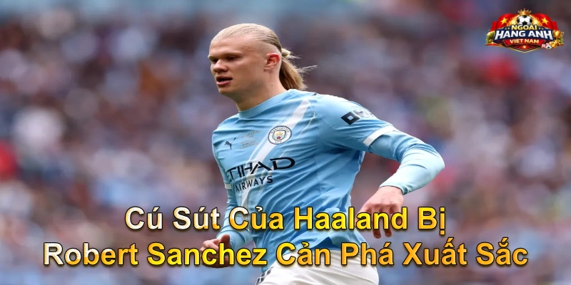 Cú Sút Của Haaland Bị Robert Sanchez Cản Phá Xuất Sắc