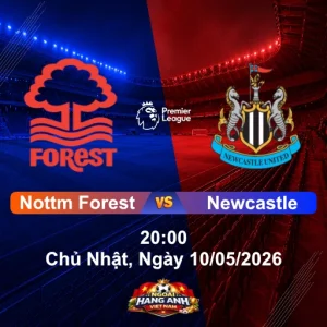 Nhận Định Bóng Đá Anh: Nottm Forest Vs Newcastle 20:00 Chủ Nhật, Ngày 10/05/2026 - Vòng 36 Ngoại Hạng Anh