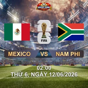 Soi Kèo Nhà Cái Mexico Vs Nam Phi (2H Ngày 12/06 World Cup 2026): Trận Khai Mạc Bóng Đá