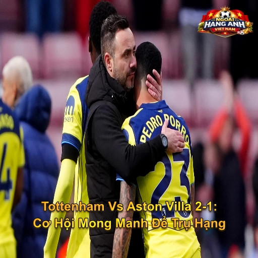 Tottenham Vs Aston Villa 2-1: Cơ Hội Mong Manh Để Trụ Hạng