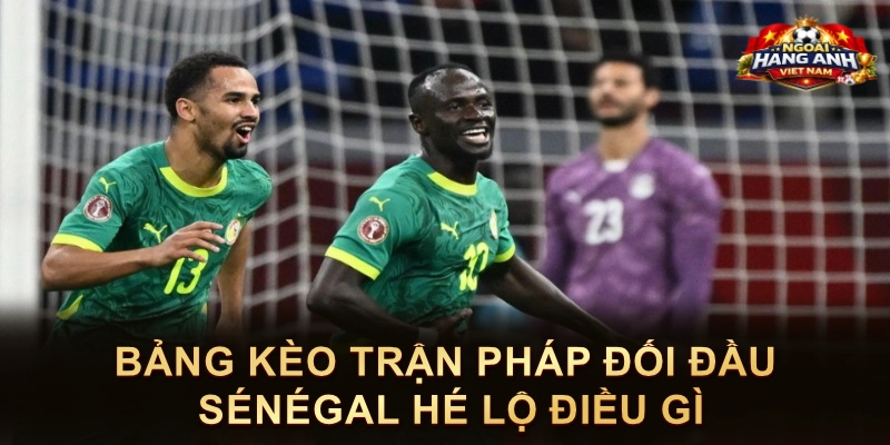 Bảng Kèo Trận Pháp Đối Đầu Sénégal Hé Lộ Điều Gì