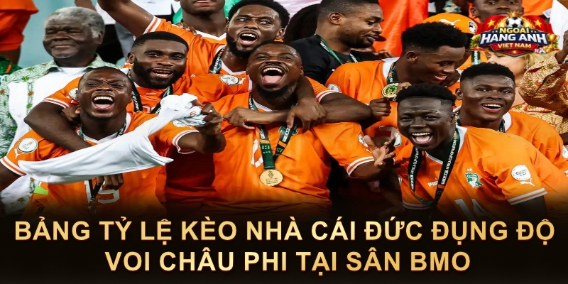 Bảng Tỷ Lệ Kèo Nhà Cái Đức Đụng Độ Voi Châu Phi Tại Sân BMO