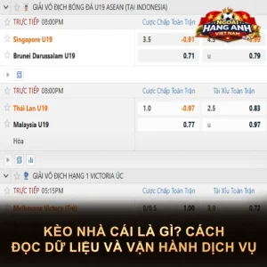 Kèo Nhà Cái Là Gì? Cách Đọc Dữ Liệu Và Vận Hành Dịch Vụ